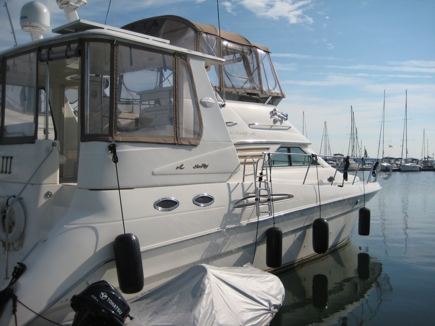 Vessel in water at dock